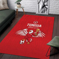 Tunisia Football Area Rug Eagles of Carthage Rise - Wonder Print Shop