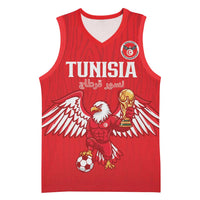 Custom Tunisia Football Basketball Jersey Eagles of Carthage Rise - Wonder Print Shop