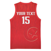 Custom Tunisia Football Basketball Jersey Eagles of Carthage Rise - Wonder Print Shop