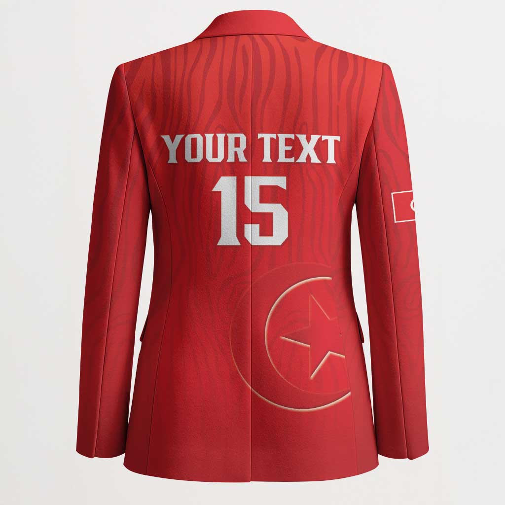 Custom Tunisia Football Blazer Eagles of Carthage Rise - Wonder Print Shop