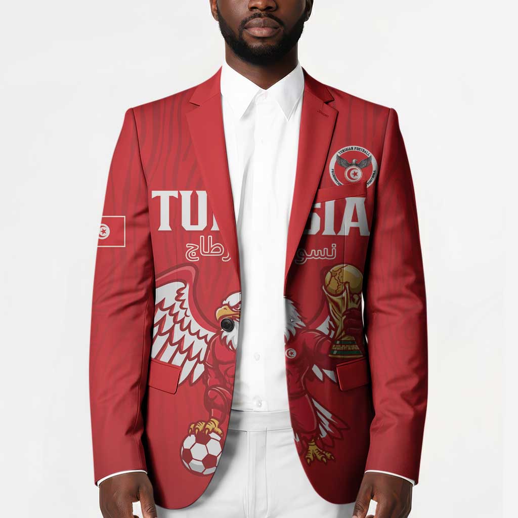 Custom Tunisia Football Blazer Eagles of Carthage Rise - Wonder Print Shop
