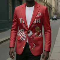 Custom Tunisia Football Blazer Eagles of Carthage Rise - Wonder Print Shop