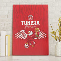 Tunisia Football Canvas Wall Art Eagles of Carthage Rise - Wonder Print Shop