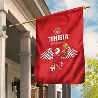 Tunisia Football Garden Flag Eagles of Carthage Rise - Wonder Print Shop