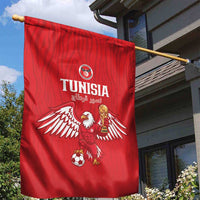 Tunisia Football Garden Flag Eagles of Carthage Rise - Wonder Print Shop