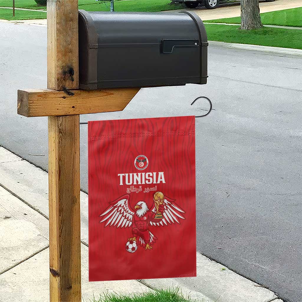 Tunisia Football Garden Flag Eagles of Carthage Rise - Wonder Print Shop