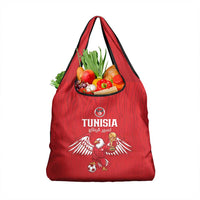 Tunisia Football Grocery Bag Eagles of Carthage Rise - Wonder Print Shop