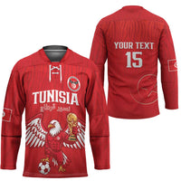 Custom Tunisia Football Hockey Jersey Eagles of Carthage Rise - Wonder Print Shop