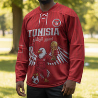 Custom Tunisia Football Hockey Jersey Eagles of Carthage Rise - Wonder Print Shop