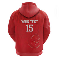 Custom Tunisia Football Hoodie Eagles of Carthage Rise - Wonder Print Shop
