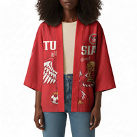 Custom Tunisia Football Kimono Eagles of Carthage Rise - Wonder Print Shop