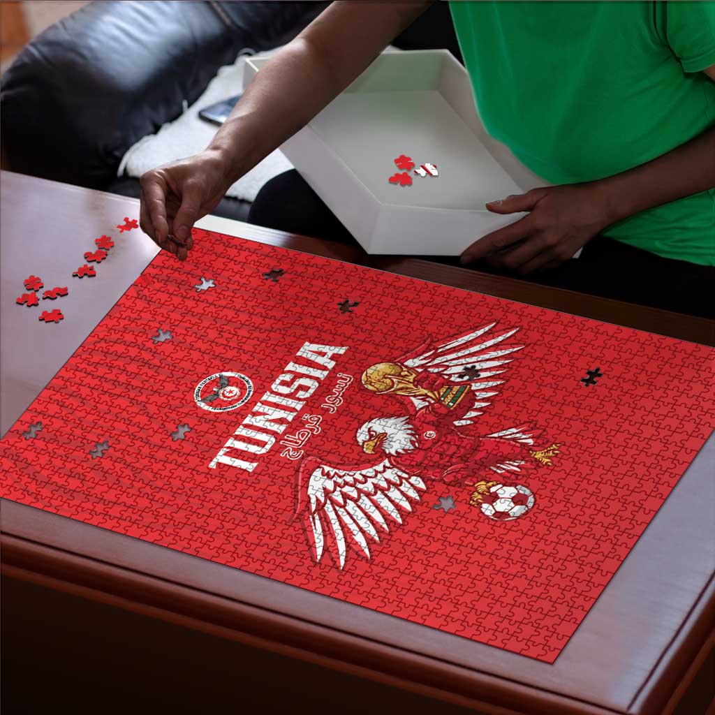 Tunisia Football Puzzle Eagles of Carthage Rise - Wonder Print Shop
