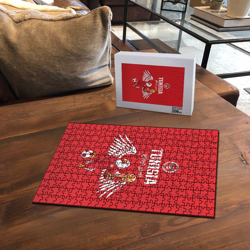 Tunisia Football Puzzle Eagles of Carthage Rise - Wonder Print Shop