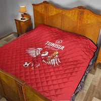 Tunisia Football Quilt Eagles of Carthage Rise - Wonder Print Shop