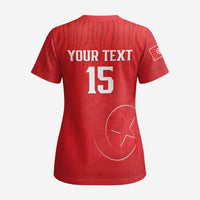 Custom Tunisia Football Scrub Top Eagles of Carthage Rise - Wonder Print Shop