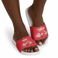 Tunisia Football Slide Sandals Eagles of Carthage Rise - Wonder Print Shop