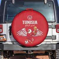 Tunisia Football Spare Tire Cover Eagles of Carthage Rise - Wonder Print Shop