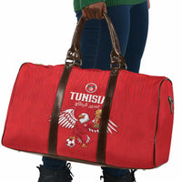 Tunisia Football Travel Bag Eagles of Carthage Rise - Wonder Print Shop