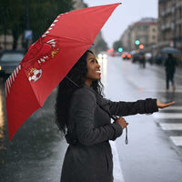 Tunisia Football Umbrella Eagles of Carthage Rise - Wonder Print Shop