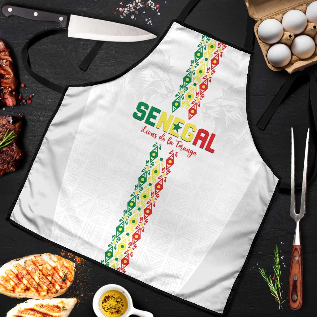 Senegal Football Apron Go Champions Lions de la Teranga - Wonder Print Shop
