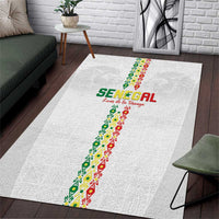Senegal Football Area Rug Go Champions Lions de la Teranga - Wonder Print Shop