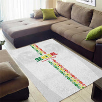 Senegal Football Area Rug Go Champions Lions de la Teranga - Wonder Print Shop