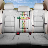 Senegal Football Back Car Seat Cover Go Champions Lions de la Teranga - Wonder Print Shop