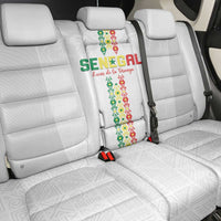 Senegal Football Back Car Seat Cover Go Champions Lions de la Teranga - Wonder Print Shop