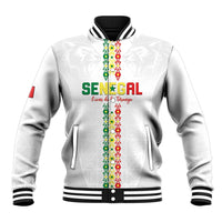 Custom Senegal Football Baseball Jacket Go Champions Lions de la Teranga - Wonder Print Shop