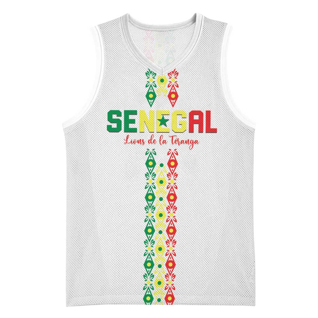 Custom Senegal Football Basketball Jersey Go Champions Lions de la Teranga - Wonder Print Shop