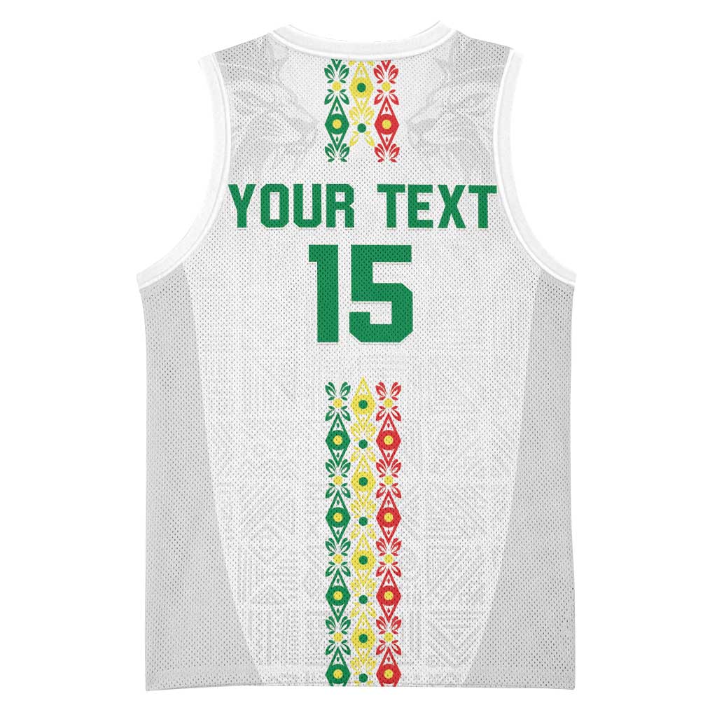 Custom Senegal Football Basketball Jersey Go Champions Lions de la Teranga - Wonder Print Shop