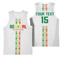 Custom Senegal Football Basketball Jersey Go Champions Lions de la Teranga - Wonder Print Shop