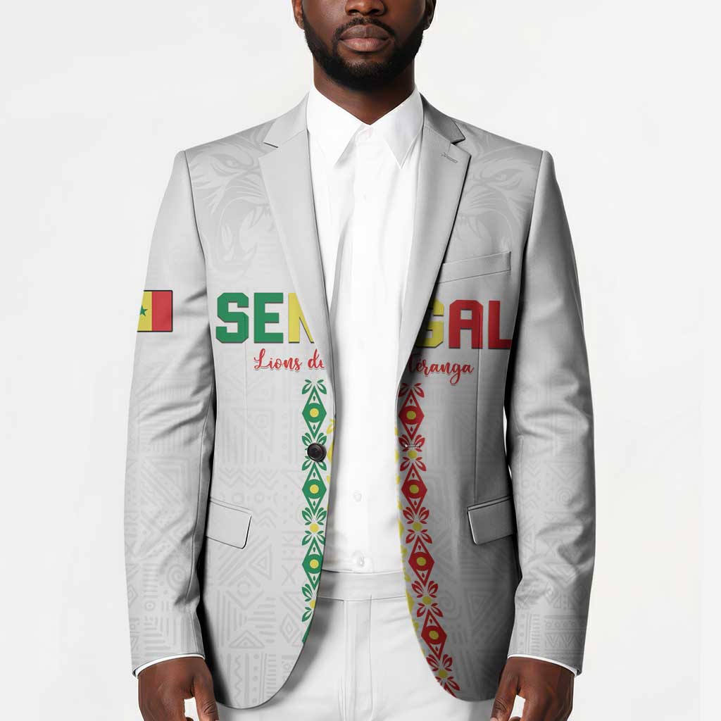 Custom Senegal Football Blazer Go Champions Lions de la Teranga - Wonder Print Shop