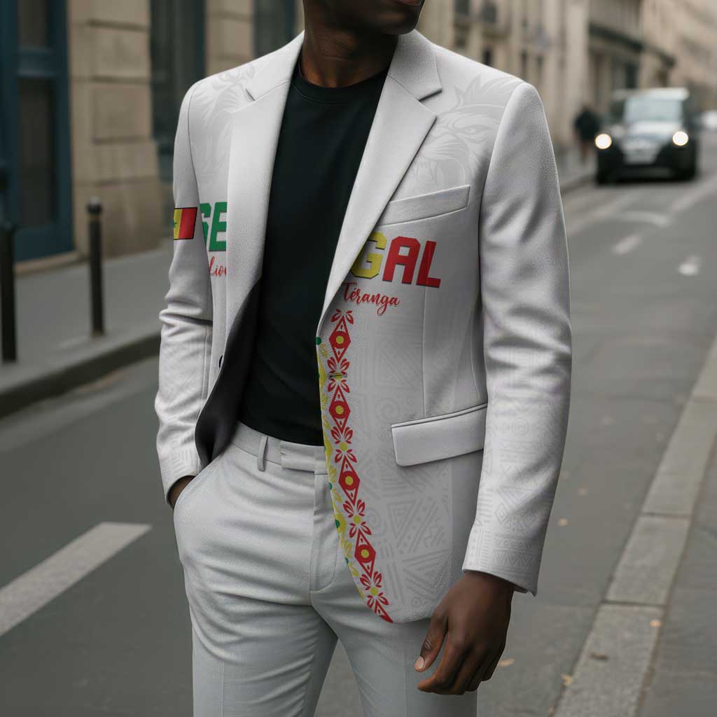 Custom Senegal Football Blazer Go Champions Lions de la Teranga - Wonder Print Shop