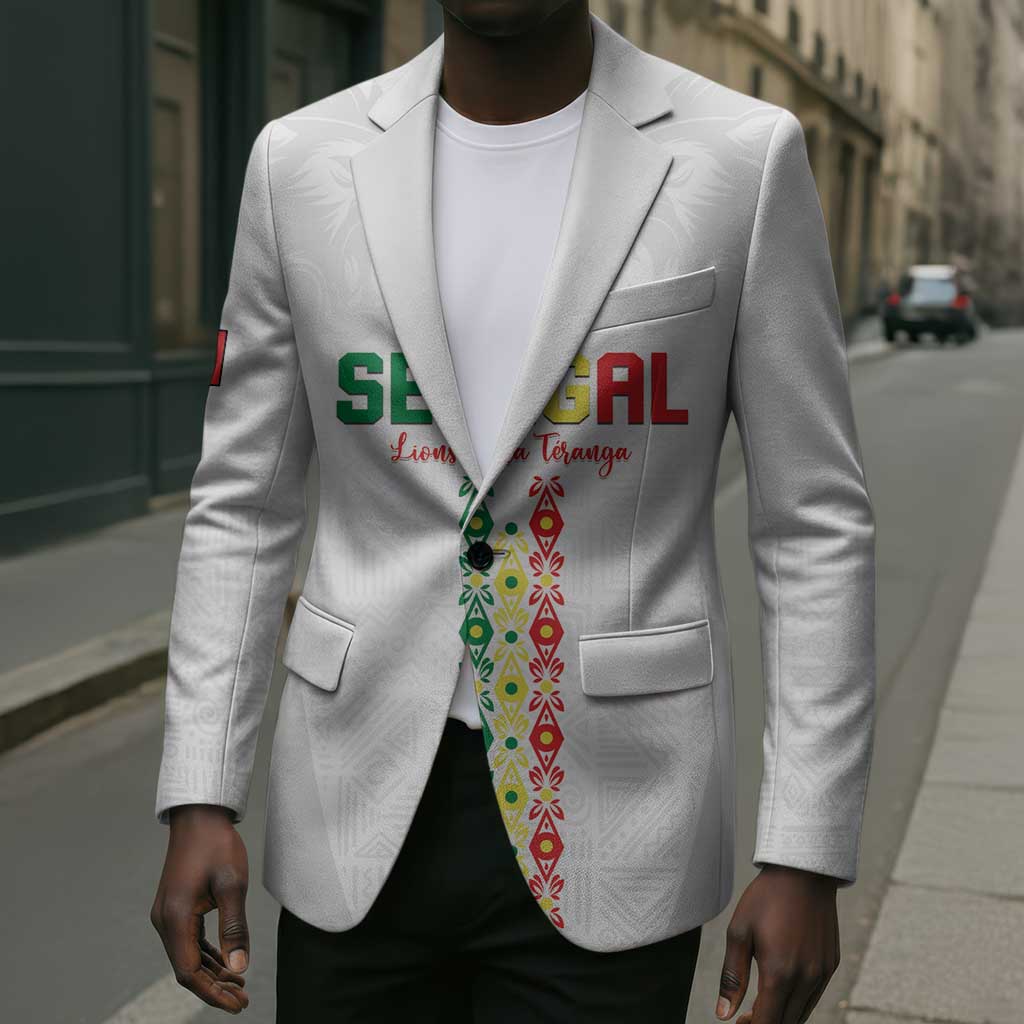 Custom Senegal Football Blazer Go Champions Lions de la Teranga - Wonder Print Shop