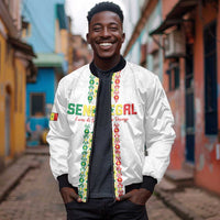 Custom Senegal Football Bomber Jacket Go Champions Lions de la Teranga - Wonder Print Shop