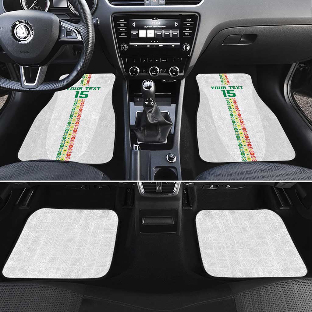 Custom Senegal Football Car Mats Go Champions Lions de la Teranga - Wonder Print Shop