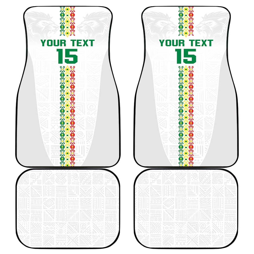 Custom Senegal Football Car Mats Go Champions Lions de la Teranga - Wonder Print Shop