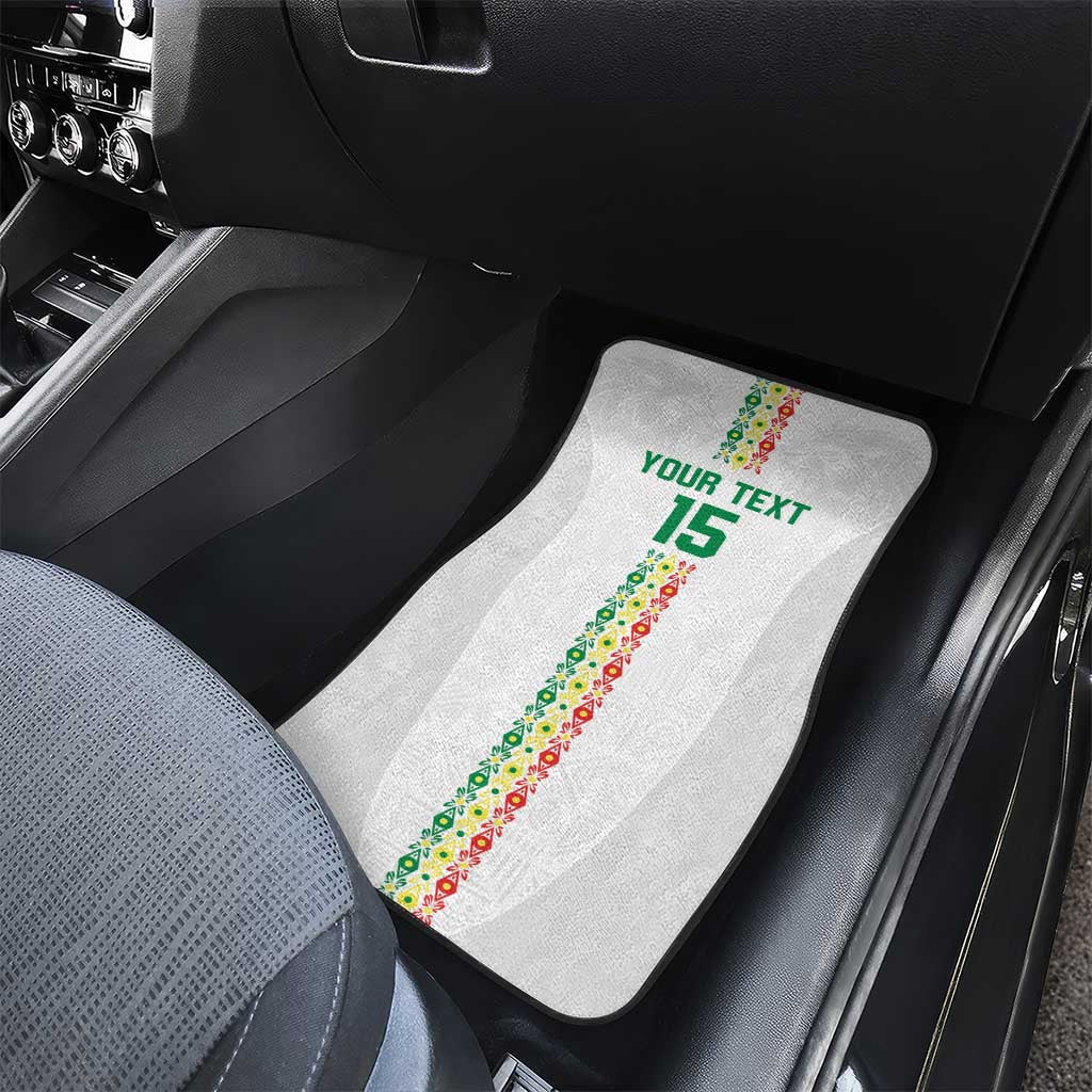 Custom Senegal Football Car Mats Go Champions Lions de la Teranga - Wonder Print Shop