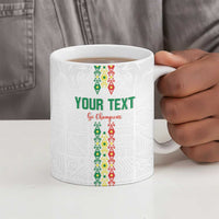Custom Senegal Football Ceramic Mug Go Champions Lions de la Teranga - Wonder Print Shop