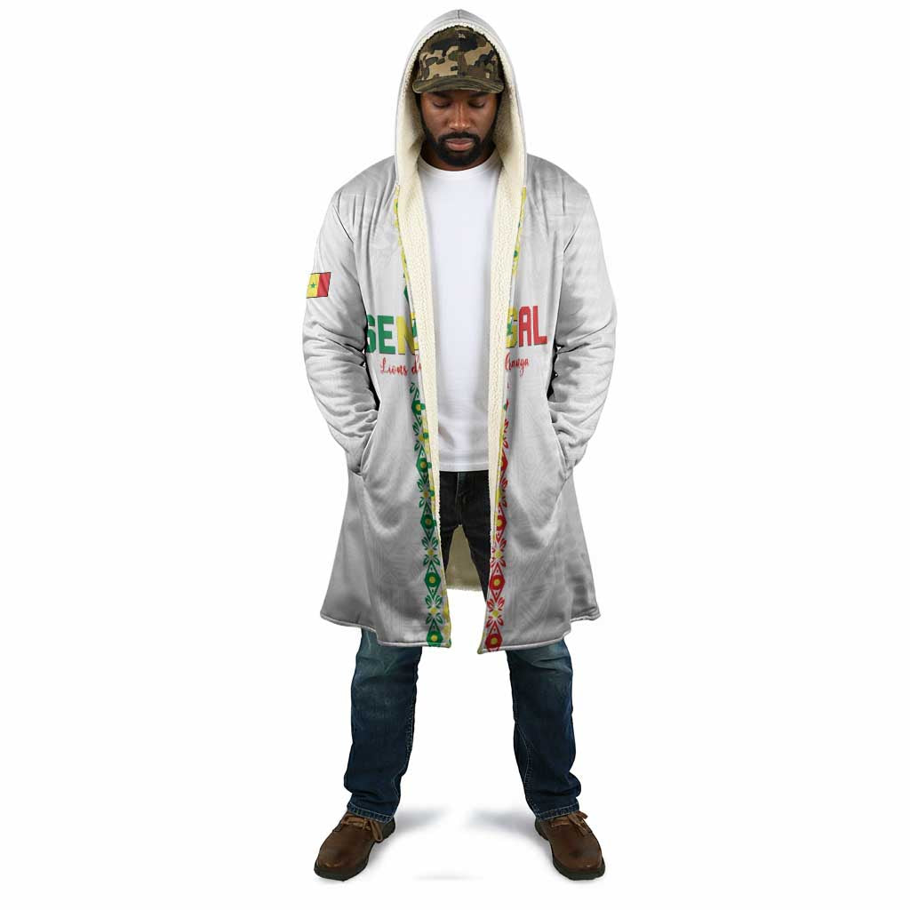 Custom Senegal Football Cloak Go Champions Lions de la Teranga - Wonder Print Shop