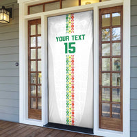 Custom Senegal Football Door Cover Go Champions Lions de la Teranga - Wonder Print Shop