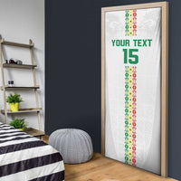 Custom Senegal Football Door Cover Go Champions Lions de la Teranga - Wonder Print Shop