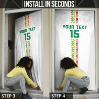 Custom Senegal Football Door Cover Go Champions Lions de la Teranga - Wonder Print Shop