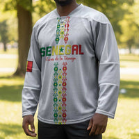 Custom Senegal Football Hockey Jersey Go Champions Lions de la Teranga - Wonder Print Shop