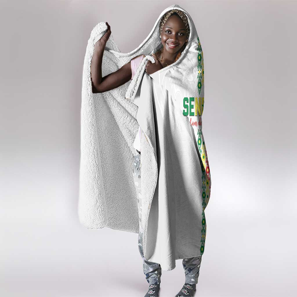 Senegal Football Hooded Blanket Go Champions Lions de la Teranga - Wonder Print Shop