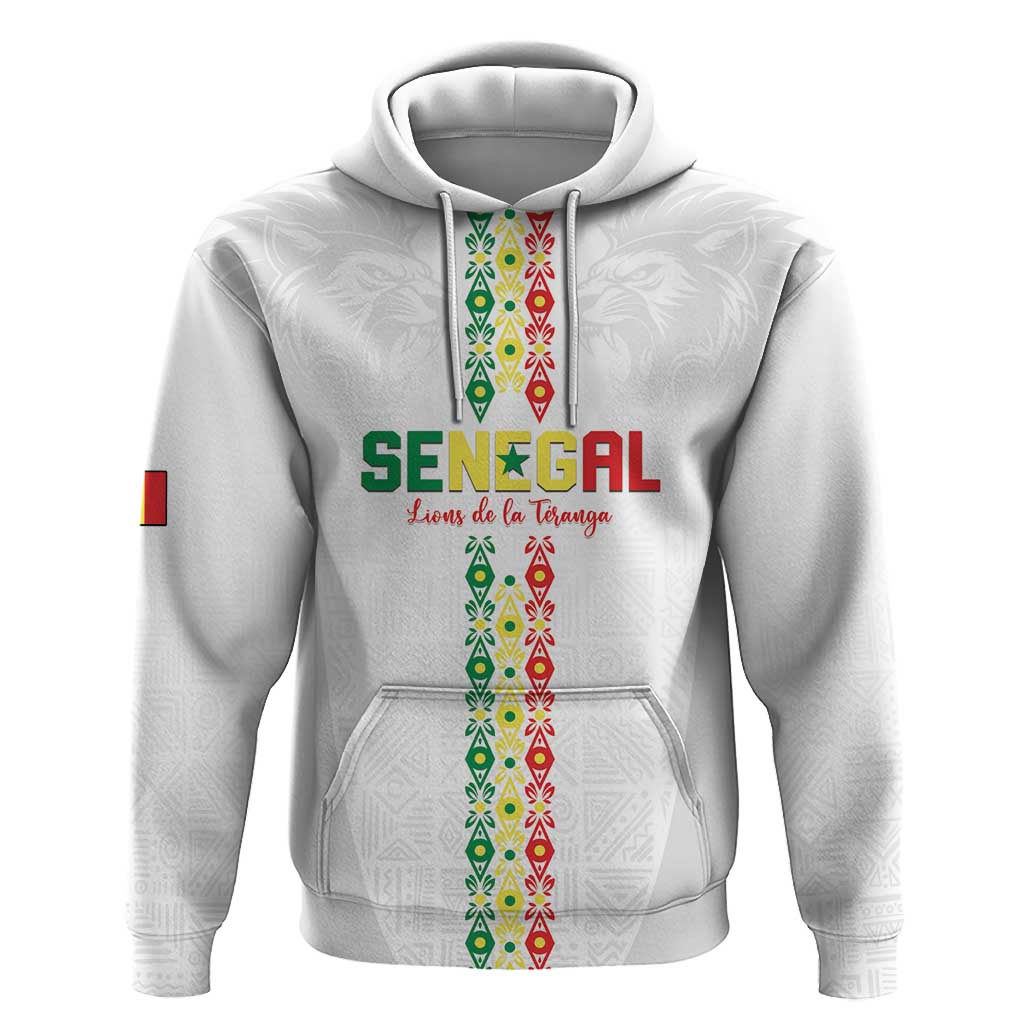 Custom Senegal Football Hoodie Go Champions Lions de la Teranga - Wonder Print Shop