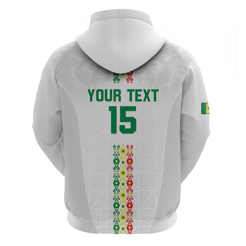 Custom Senegal Football Hoodie Go Champions Lions de la Teranga - Wonder Print Shop