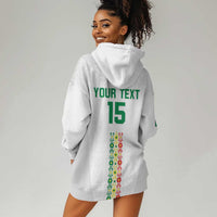 Custom Senegal Football Hoodie Dress Go Champions Lions de la Teranga - Wonder Print Shop