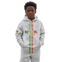 Custom Senegal Football Kid Hoodie Go Champions Lions de la Teranga - Wonder Print Shop